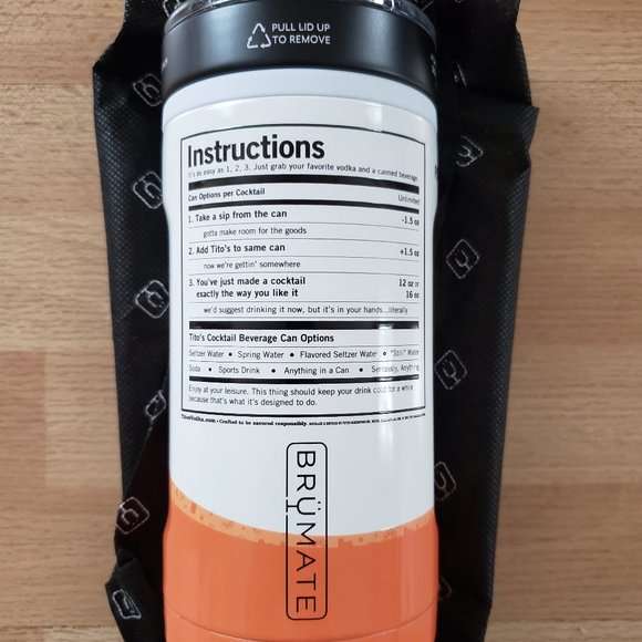 New Tito's in Any Can Brumate Hopsulator Trio Can Cooler Tumbler Koozie - Picture 3 of 9